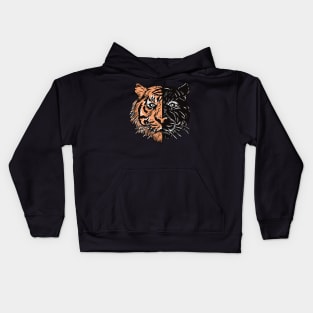 big cat brother Kids Hoodie